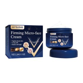 Jaysuing V Face Firming Cream, Contours Tightening, Chin Lifting Facial Skin Relaxation Massage Cream