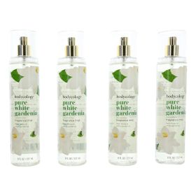 Pure White Gardenia by Bodycology, 4 Pack 8 oz Fragrance Mist for Women