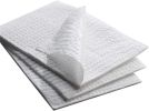 McKesson Cleaning Towels 13" x 18". Pack of 500 White Disposable Waffle Towels. Premium 3 ply Tissue without Polybacking. NonSterile Absorbent Towels.