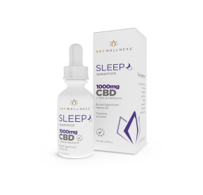 Sky Wellness CBD Sleep Oil Drops 1000mg + CBN + Melatonin