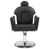 VEVOR Salon Chair, Hydraulic Recliner Barber Chair for Hair Stylist, 360 Degrees Swivel 90¬∞-130¬∞ Reclining Salon Chair for Beauty Spa Shampoo