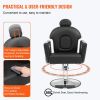 VEVOR Salon Chair, Hydraulic Recliner Barber Chair for Hair Stylist, 360 Degrees Swivel 90¬∞-130¬∞ Reclining Salon Chair for Beauty Spa Shampoo