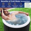 66 Gal Outdoor Ice Plunge Tub with Lid at Home