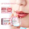 EELHOE Peach Lip Scrub For Fading Lip Lines, Removing Dead Skin, And Hydrating Moisturizing Lip Exfoliation